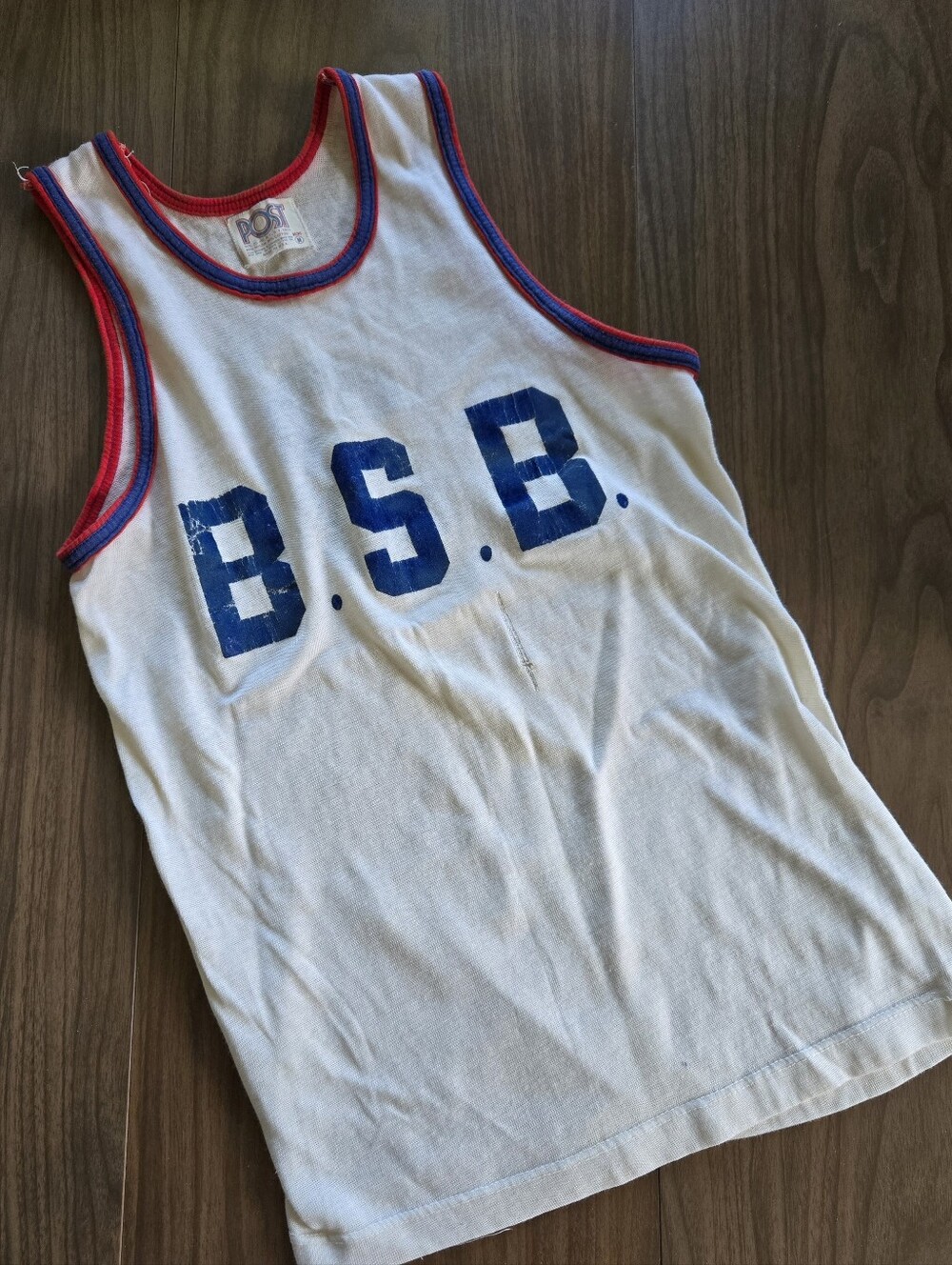Vintage 1950s B.S.B Basketball Jersey